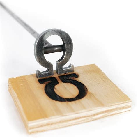 omega branding iron